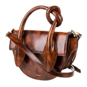 Yuzefi Pretzel / Dolores leather bag in marble